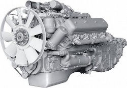 Ремонт двигателя ЯМЗ 6582. 10-02 Евро 3 V8